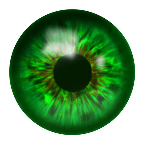 green eyes are fake